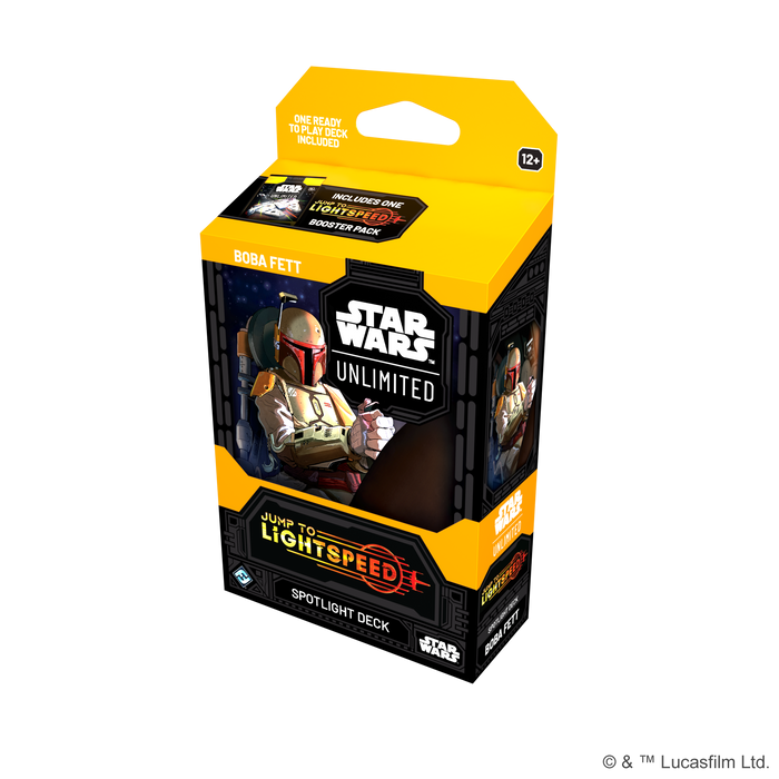 Star Wars: Unlimited - Jump to Lightspeed Spotlight Deck - Boba Fett - for just $24.99! 