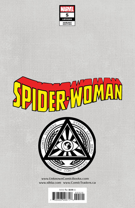 Spider-Woman #5 Unknown Comic Miguel Mercado Exclusive Var (10/21/2020) - for just $10! 
