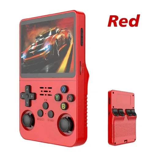 EW Green R36S Retro Handheld Game Console with Linux System and 3.5 Inch IPS Screen - for just $70.42! 
