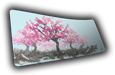 "Sacred Tree" — Cherry Blossom Deskmat - for just $49.95! 
