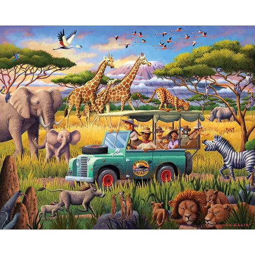 Safari Expedition 1000 Piece Jigsaw Puzzle Boardwalk - for just $23.99! 