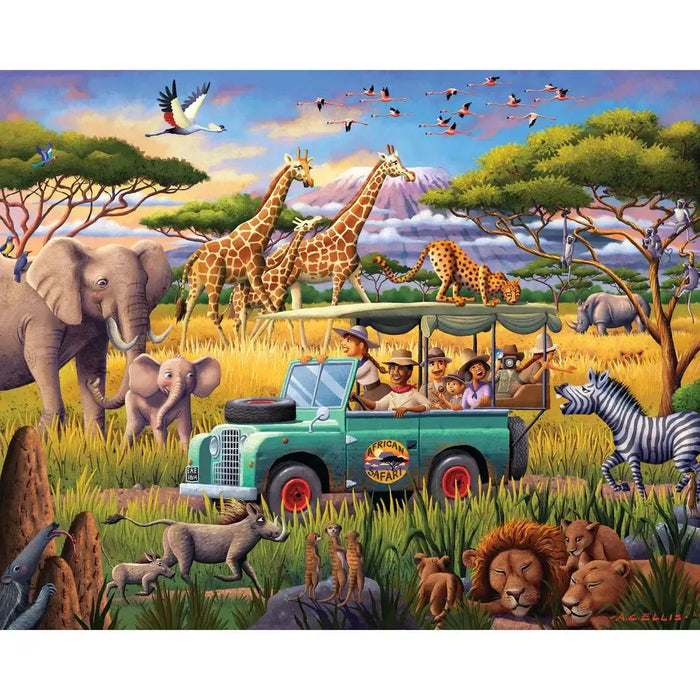 Safari Expedition 1000 Piece Jigsaw Puzzle Boardwalk - for just $23.99! 