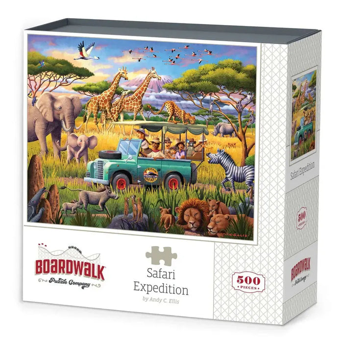 Safari Expedition 500 Piece Jigsaw Puzzle Boardwalk - for just $21.99! 