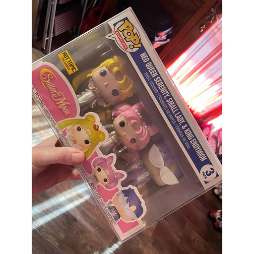 Pop Protector for 3 Pack Sailor Moon Neo Queen Serenity, Small Lady & King Funko - for just $13.99! 