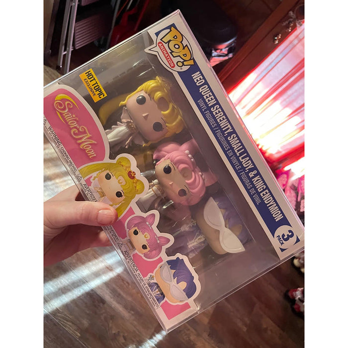 Pop Protector for 3 Pack Sailor Moon Neo Queen Serenity, Small Lady & King Funko - for just $13.99! 