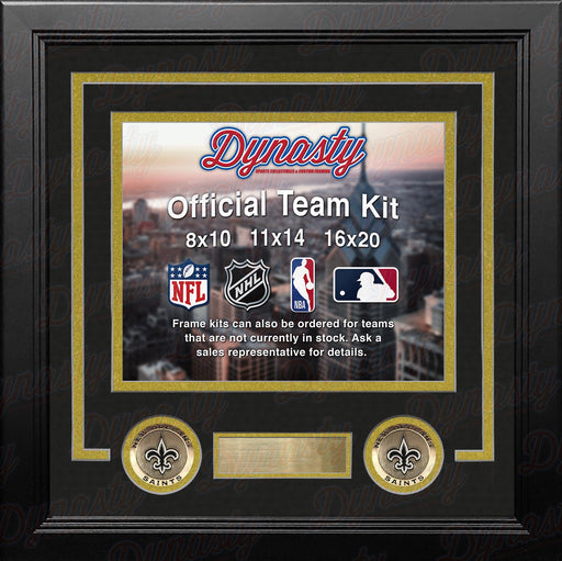 New Orleans Saints Custom NFL Football 8x10 Picture Frame Kit (Multiple Colors) - for just $36.99! 