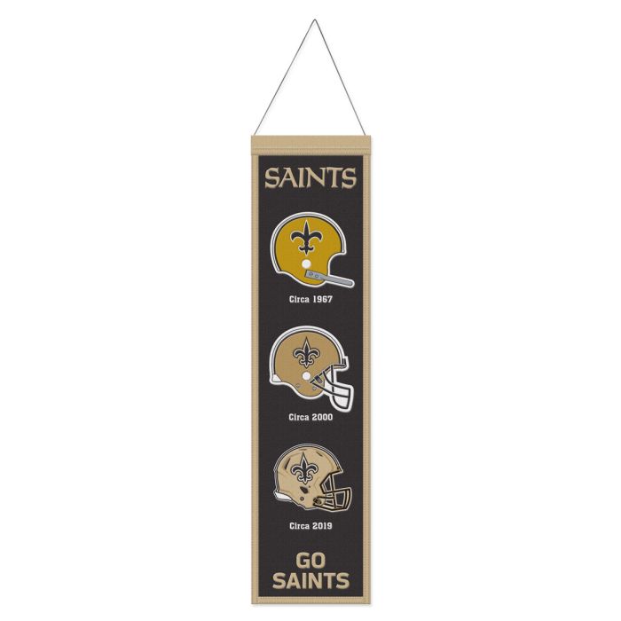 New Orleans Saints 8" x 32" Wool Banner - for just $44.99! 