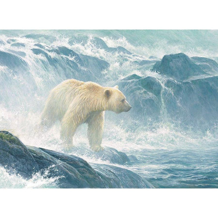 Salmon Watch - Spirit Bear 500 Piece Jigsaw Puzzle Cobble Hill - for just $17.99! 