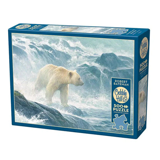 Salmon Watch - Spirit Bear 500 Piece Jigsaw Puzzle Cobble Hill - for just $17.99! 