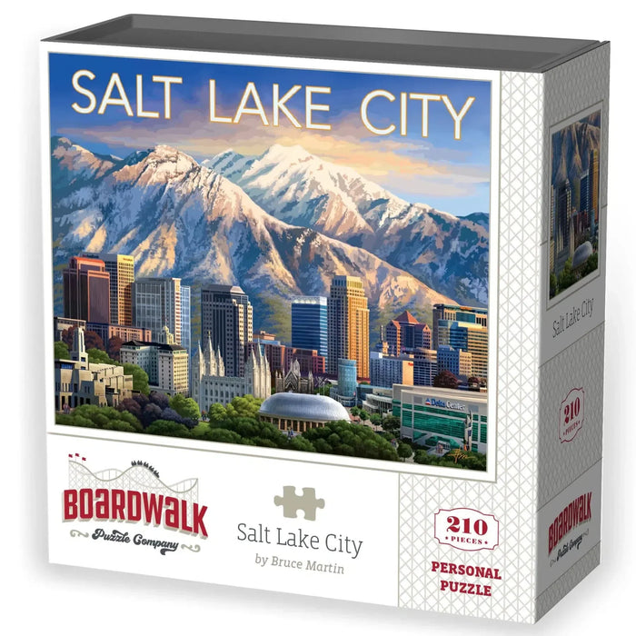Salt Lake City 210 Piece Jigsaw Puzzle Boardwalk - for just $11.99! 