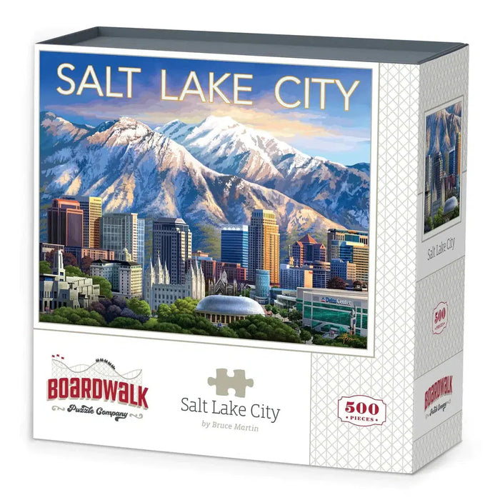 Salt Lake City 500 Piece Jigsaw Puzzle Boardwalk - for just $21.99! 