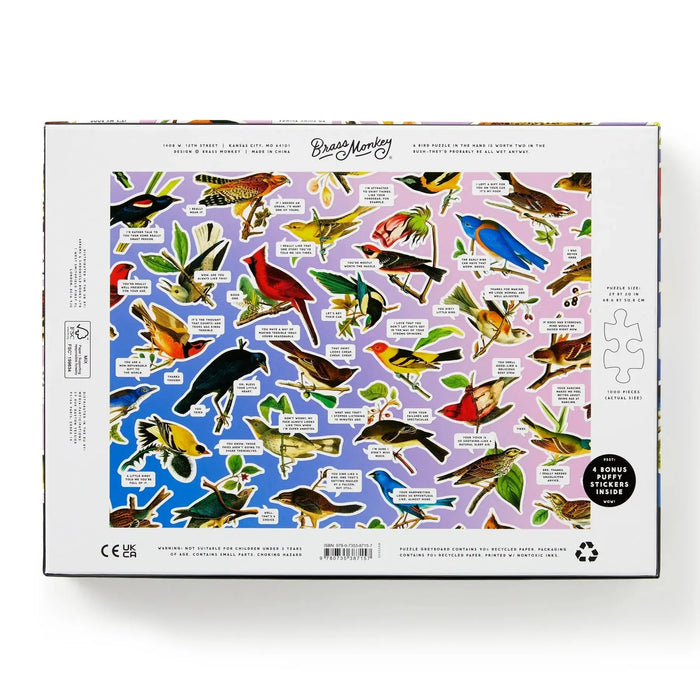 Salty Birds 1000 Piece Jigsaw Puzzle (+Stickers) Brass Monkey - for just $19.99! 