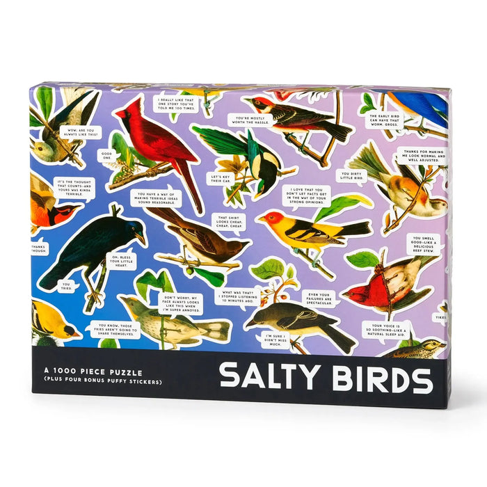 Salty Birds 1000 Piece Jigsaw Puzzle (+Stickers) Brass Monkey - for just $19.99! 