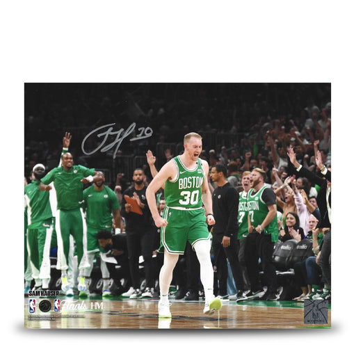 Sam Hauser Celebration Autographed Boston Celtics 11" x 14" NBA Finals Photo - for just $59.99! 