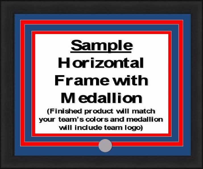 MLB Baseball Photo Picture Frame Kit - Oakland Athletics (Yellow Matting, Green Trim) - for just $29.99! 