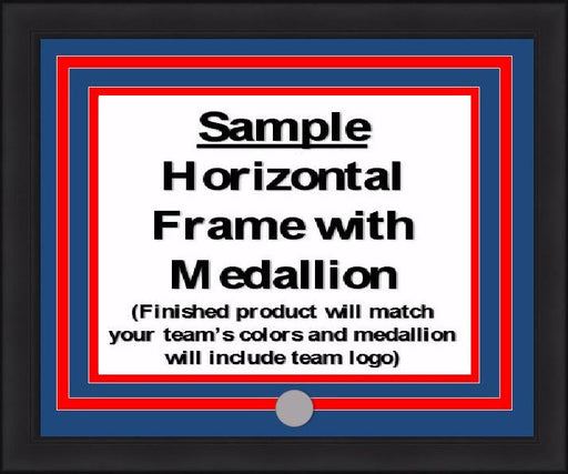 NHL Hockey Photo Picture Frame Kit - Hartford Whalers (Green Matting, Blue Trim) - for just $29.99! 