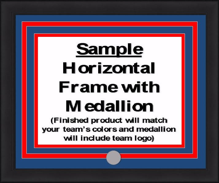 NHL Hockey Photo Picture Frame Kit - Hartford Whalers (Green Matting, Blue Trim) - for just $29.99! 
