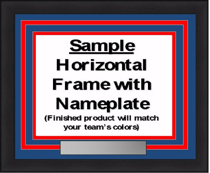 NHL Hockey Photo Picture Frame Kit - Hartford Whalers (Green Matting, Blue Trim) - for just $29.99! 