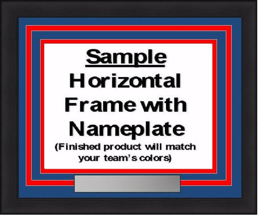 MLB Baseball Photo Picture Frame Kit - Toronto Blue Jays (Blue Matting, Gray Trim) - for just $29.99! 