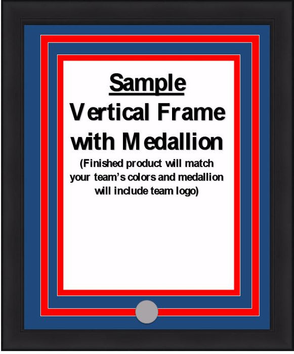 NHL Hockey Photo Picture Frame Kit - Anaheim Mighty Ducks (Burgundy Matting, Teal Trim) - for just $29.99! 