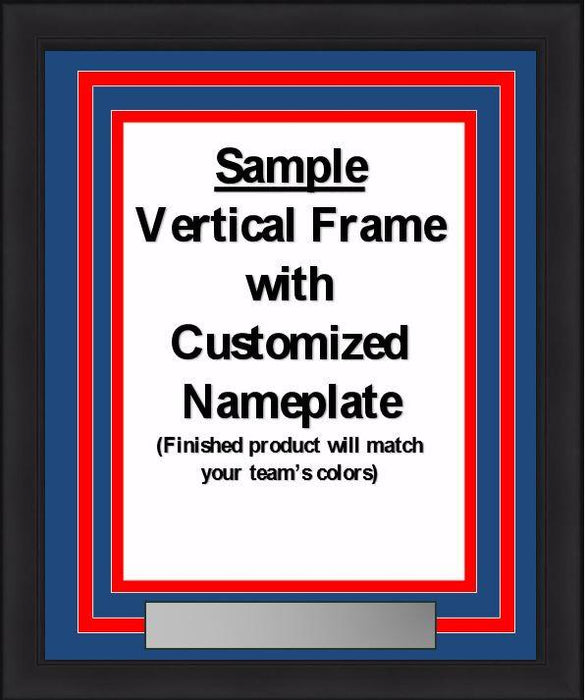 MLB Baseball Photo Picture Frame Kit - Toronto Blue Jays (Blue Matting, Gray Trim) - for just $29.99! 