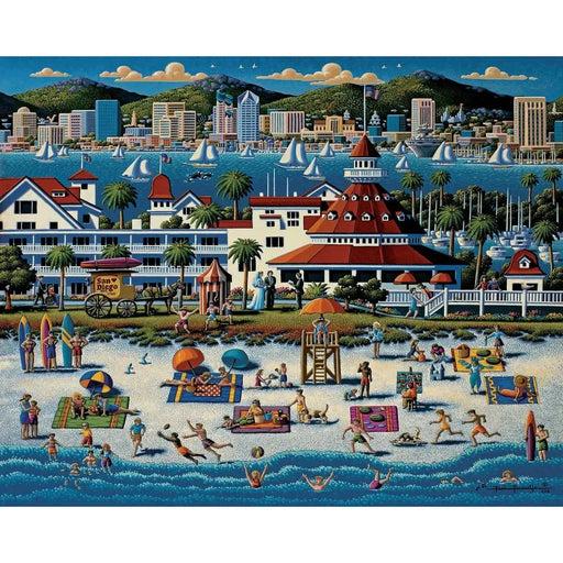 San Diego 210 Piece Jigsaw Puzzle Dowdle - for just $11.99! 
