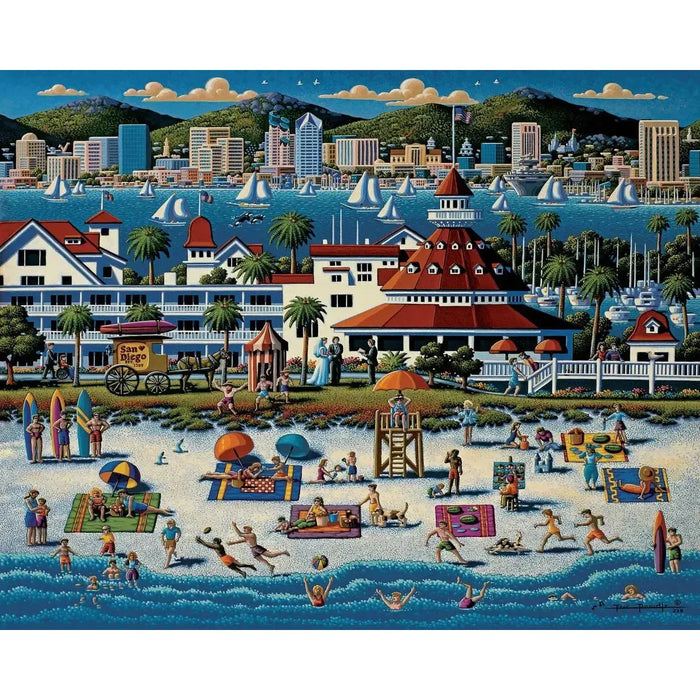 San Diego 210 Piece Jigsaw Puzzle Dowdle - for just $11.99! 