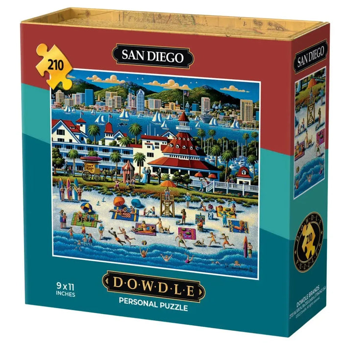 San Diego 210 Piece Jigsaw Puzzle Dowdle - for just $11.99! 