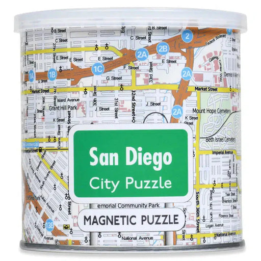 San Diego City 100 Piece Magnetic Jigsaw Puzzle Geotoys - for just $11.99! 