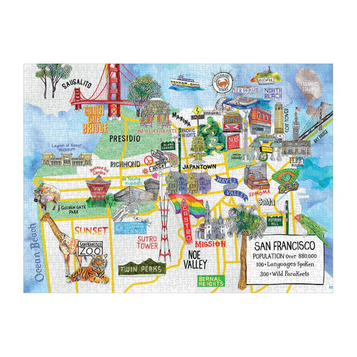 San Francisco 1000 Piece Jigsaw Puzzle Galison - for just $19.99! 
