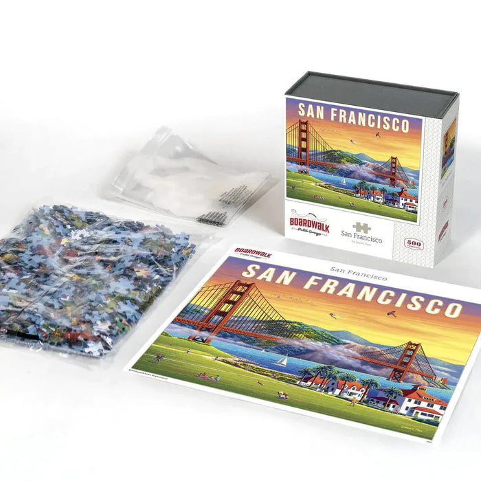 San Francisco 500 Piece Jigsaw Puzzle Boardwalk - for just $21.99! 