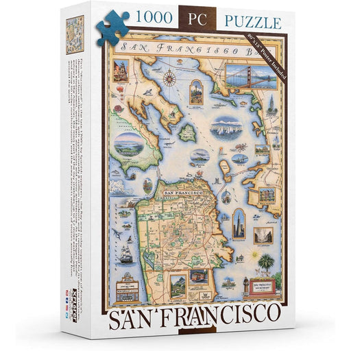 San Francisco Bay 1000 Piece Jigsaw Puzzle Xplorer Maps - for just $24.99! 