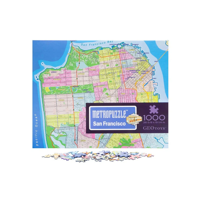 San Francisco Metropuzzle 1000 Piece Jigsaw Puzzle Geotoys - for just $19.99! 