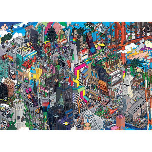 San Francisco Quest Pixorama 1000 Piece Jigsaw Puzzle Heye - for just $29.99! 