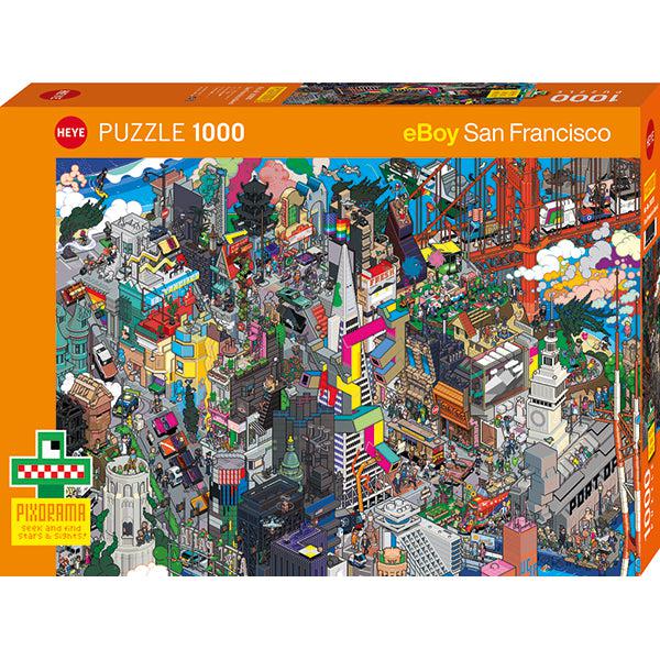 San Francisco Quest Pixorama 1000 Piece Jigsaw Puzzle Heye - for just $29.99! 