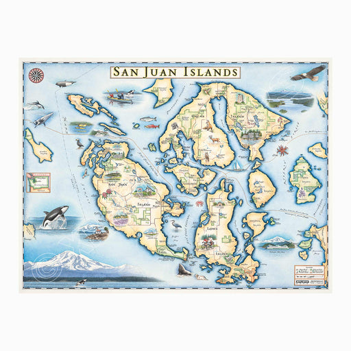 San Juan Islands 1000 Piece Jigsaw Puzzle Xplorer Maps - for just $24.99! 