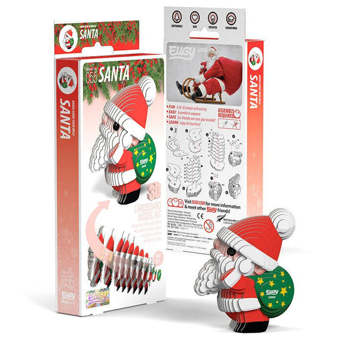 Santa 3D Cardboard Model Kit Eugy - for just $11.99! 