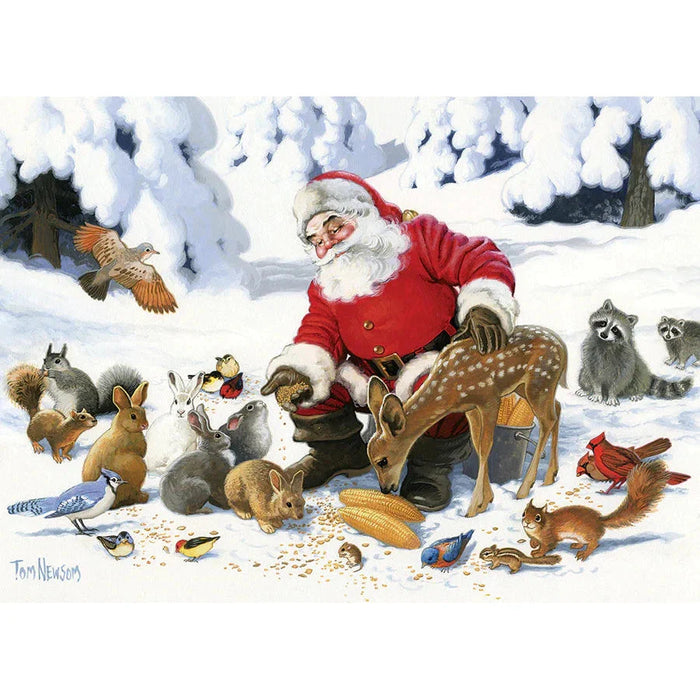 Santa Claus & Friends 350 Piece Family Jigsaw Puzzle Cobble Hill - for just $17.99! 