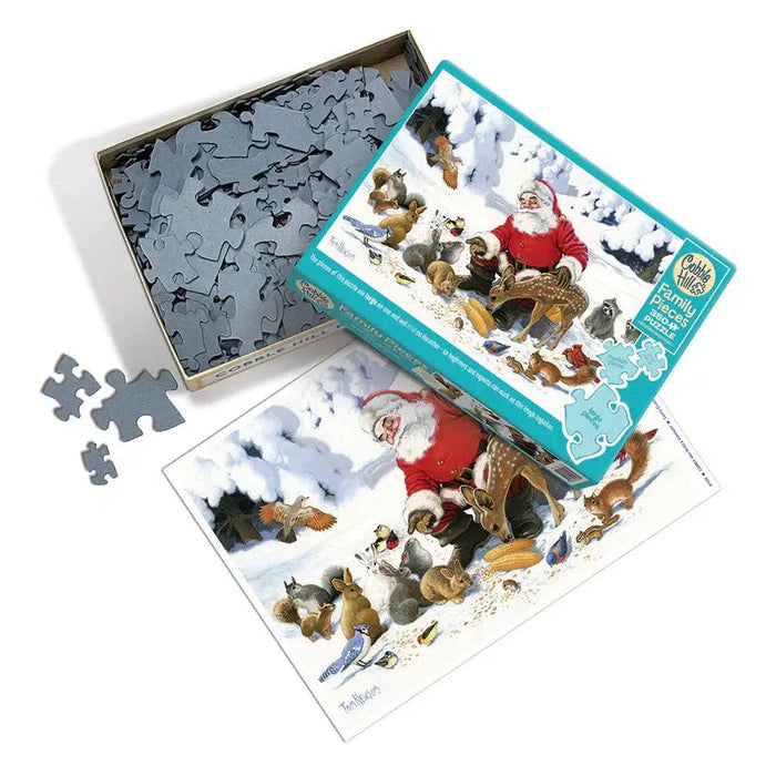 Santa Claus & Friends 350 Piece Family Jigsaw Puzzle Cobble Hill - for just $17.99! 
