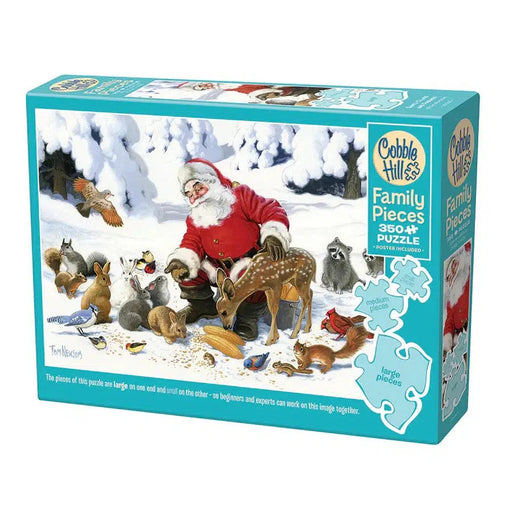 Santa Claus & Friends 350 Piece Family Jigsaw Puzzle Cobble Hill - for just $17.99! 