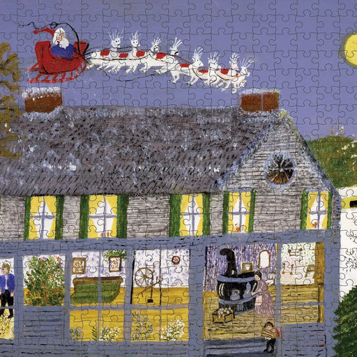 Santa Clause II by Grandma Moses 500 Piece Jigsaw Puzzle Pomegranate - for just $22.99! 