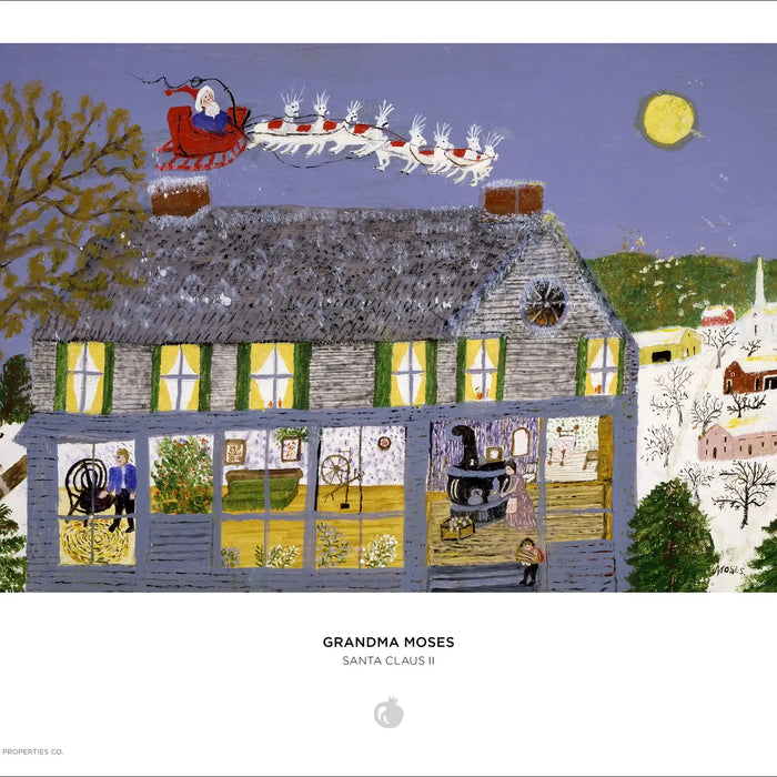 Santa Clause II by Grandma Moses 500 Piece Jigsaw Puzzle Pomegranate - for just $22.99! 