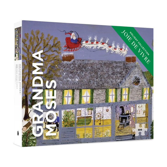 Santa Clause II by Grandma Moses 500 Piece Jigsaw Puzzle Pomegranate - for just $22.99! 