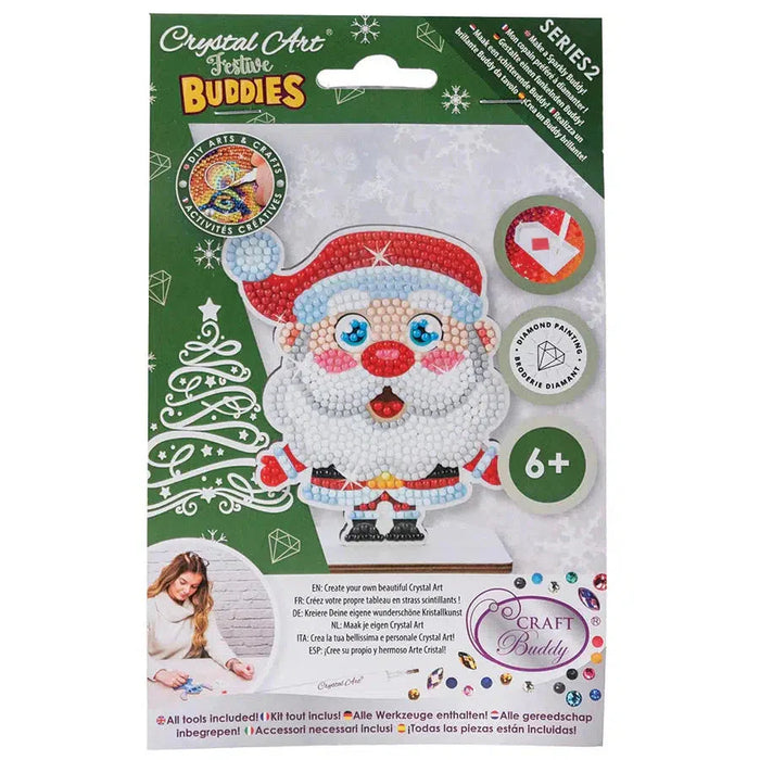 Santa Crystal Art Festive Buddies Kit Craft Buddy - for just $9.99! 