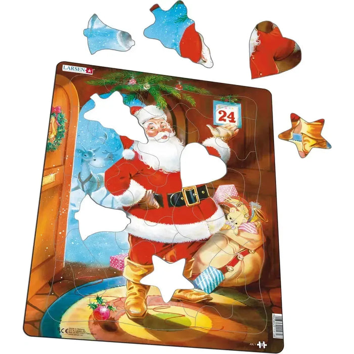 Santa on Christmas Eve 33 Piece Tray Jigsaw Puzzle Larsen - for just $11.99! 
