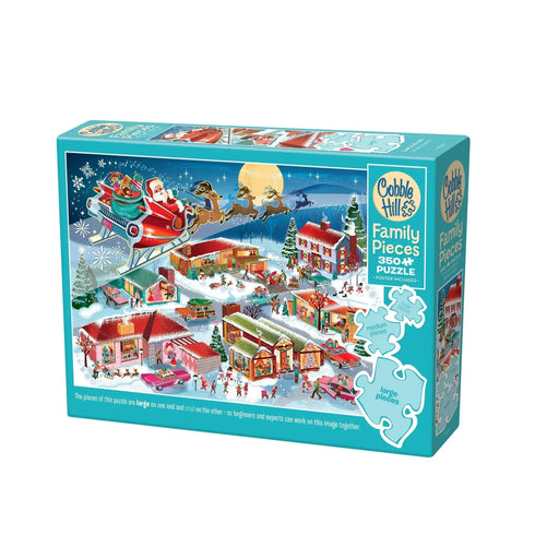 Santa's Flyby 350 Piece Family Jigsaw Puzzle Cobble Hill - for just $17.99! 