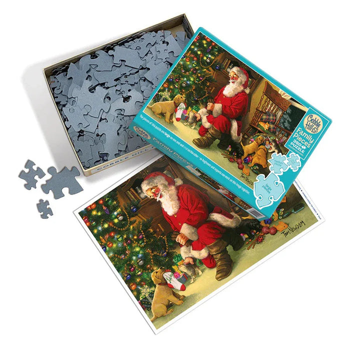 Santa's Lucky Stocking 350 Piece Family Jigsaw Puzzle Cobble Hill - for just $17.99! 