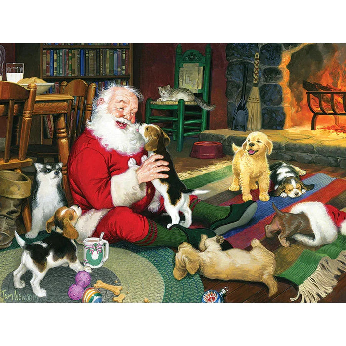Santa's Playtime 275 Large Piece Jigsaw Puzzle Cobble Hill - for just $17.99! 