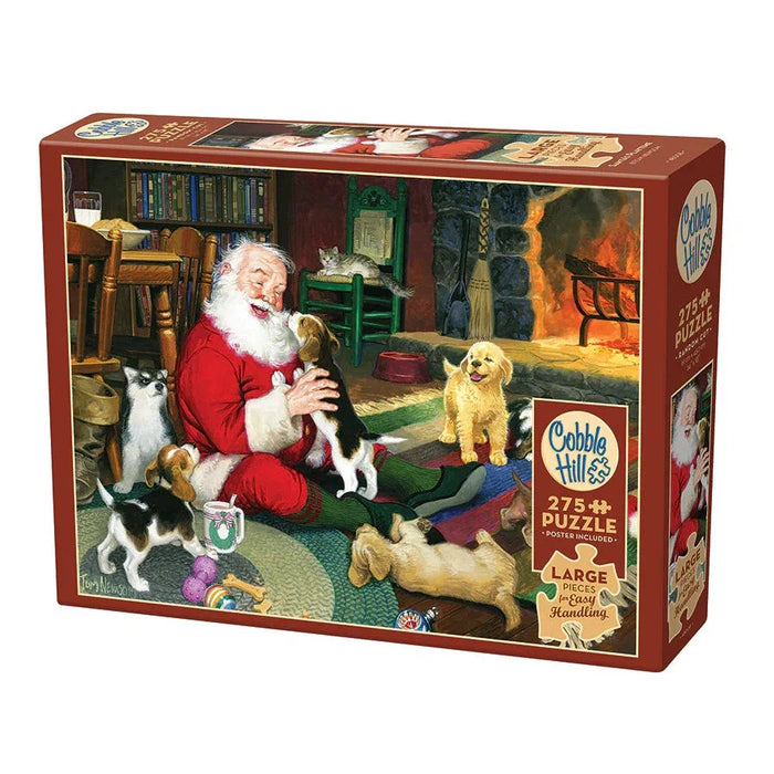 Santa's Playtime 275 Large Piece Jigsaw Puzzle Cobble Hill - for just $18.99! 