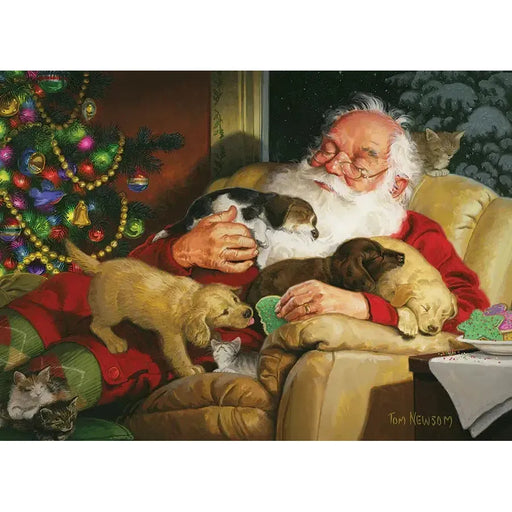 Santa's Quiet Time 1000 Piece Jigsaw Puzzle Cobble Hill - for just $19.99! 